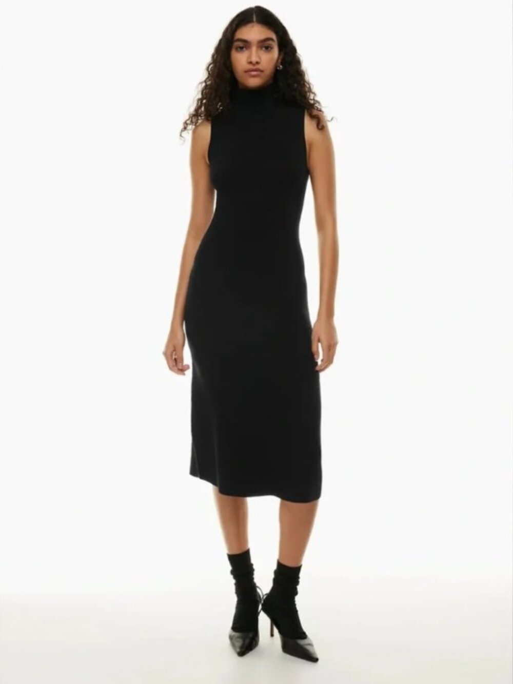 Aritzia Wilfred Mimi Dress Sleeveless turtleneck sweater dress